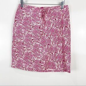 Vintage 90's Y2K SO...Floral Stretch Mini Straight Pencil Skirt Women's Size 5